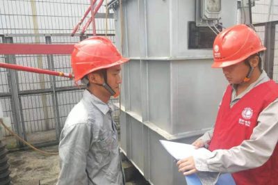 110千伏方家?guī)X變電站開(kāi)展電容器支柱瓷瓶斷裂更換工作，及時(shí)消除設(shè)備缺陷，