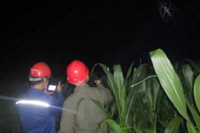 廣藺線N 35中相、N 48-N 50三相掛點(diǎn)進(jìn)行紅外測(cè)溫