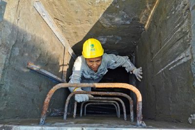 長(zhǎng)壽供電公司排查110千伏新桃南線