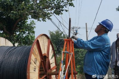 蛇窩泊鎮(zhèn)前柳家村低壓線路進行延伸改造