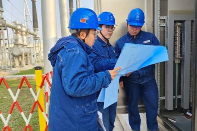 西莊變330千伏等級相關設備的改造驗收工作